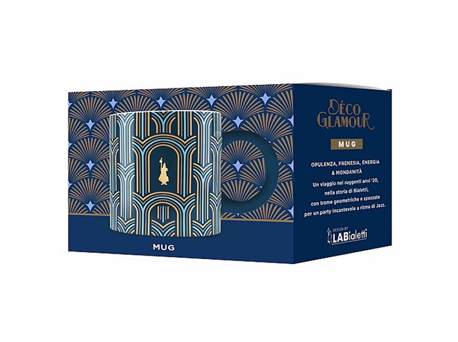 מג ביאלטי בלו דקו גלמור BIALETTI Mug Blue Deco Glamour