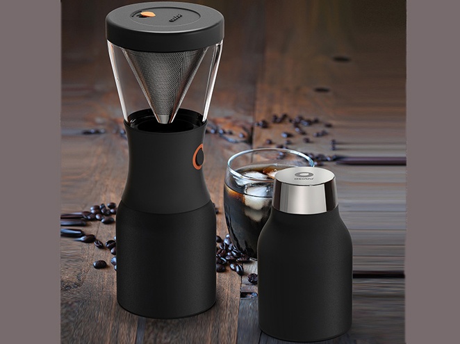 מכשיר חליטת קפה משולב עם מיכל תרמי